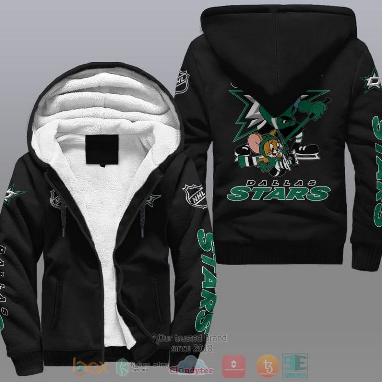 Dallas-Stars-Nhl-Tom-And-Jerry-Fleece-Hoodie-1