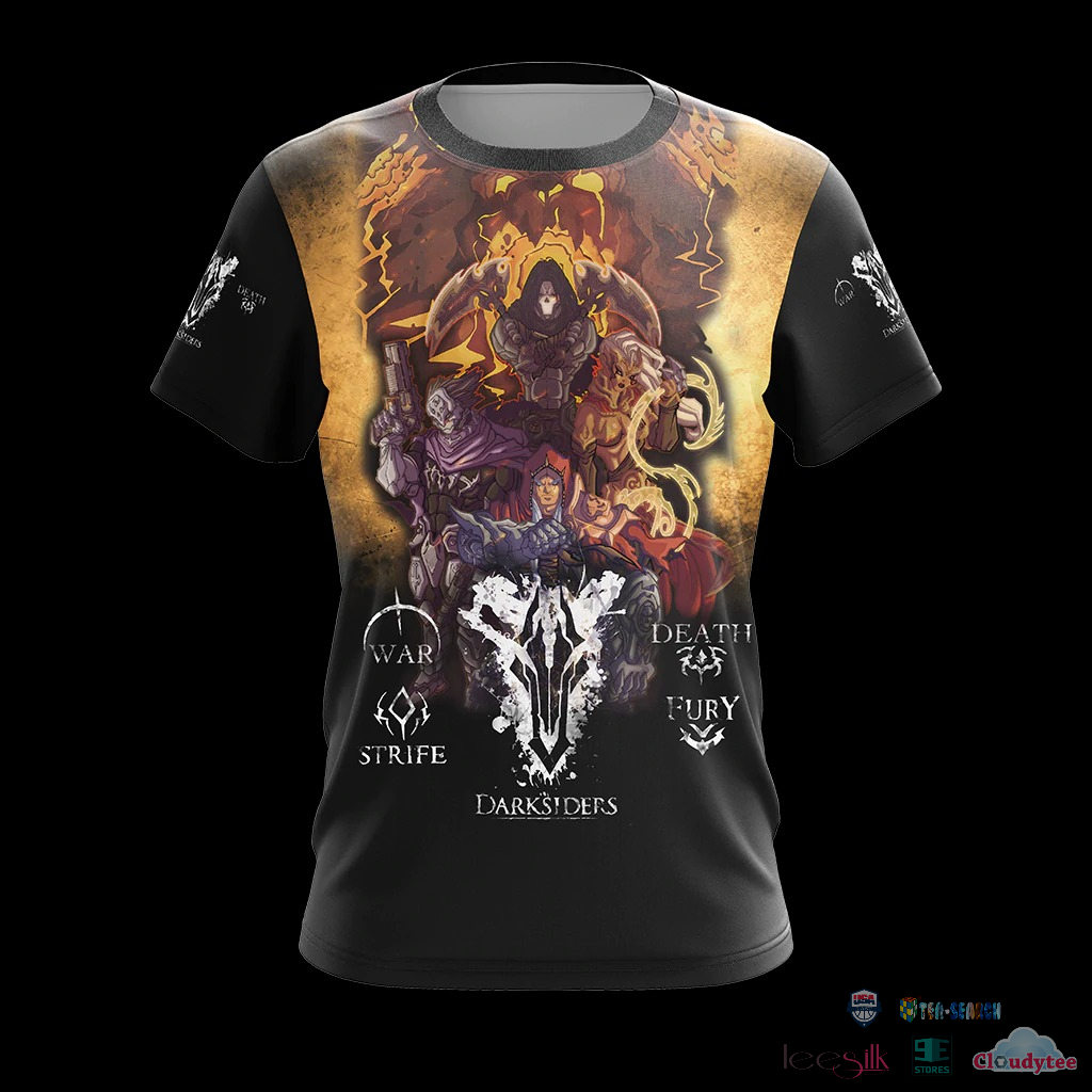 Darksiders 4 Horsemen 3D All Over Print Shirt Hoodie Darksiders 4 Horsemen 3D All Over Print Shirt Hoodie