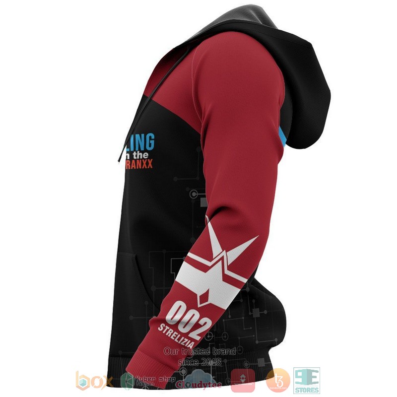 Darling In The Franxx Zero Two Code 002 Anime 3D Hoodie Darling In The Franxx Zero Two Code 002 Anime 3D Hoodie