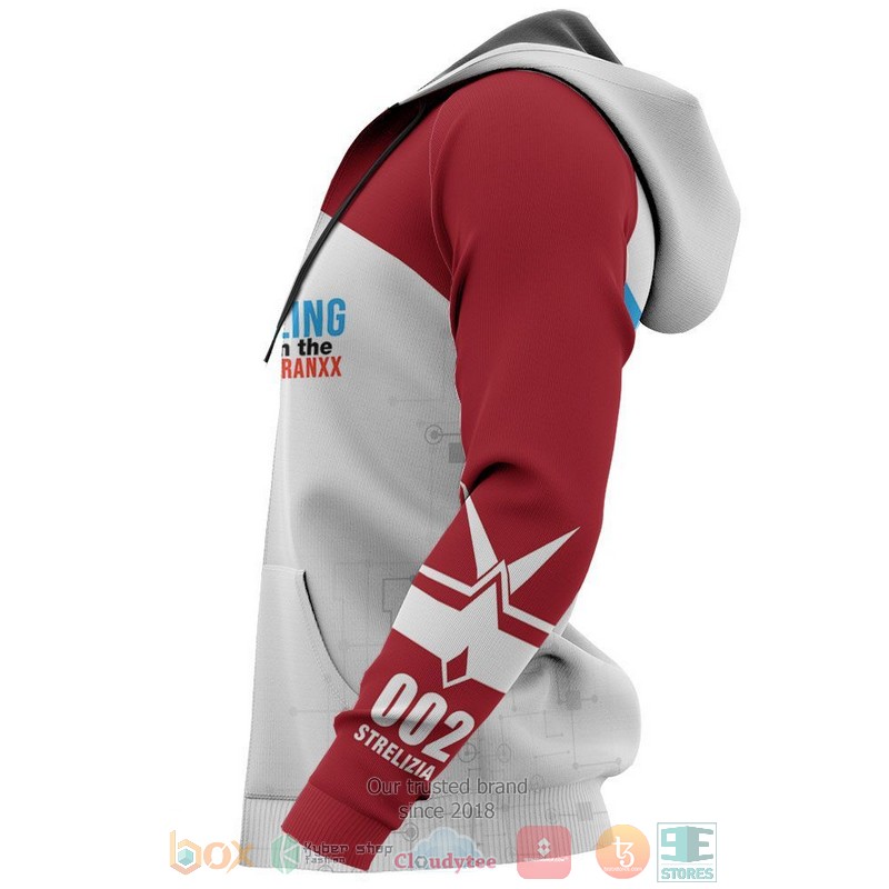 Darling In The Franxx Zero Two Costume Code 002 Anime 3D Hoodie Darling In The Franxx Zero Two Costume Code 002 Anime 3D Hoodie