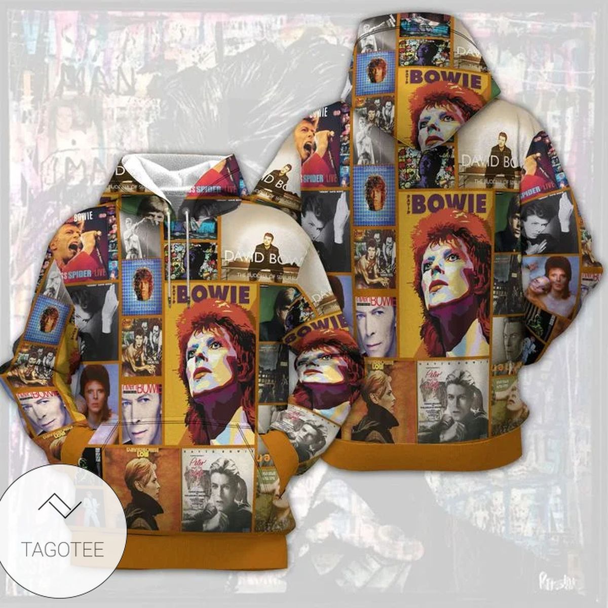 David Bowie The Chameleon Of Rock Hoodie David Bowie The Chameleon Of Rock Hoodie
