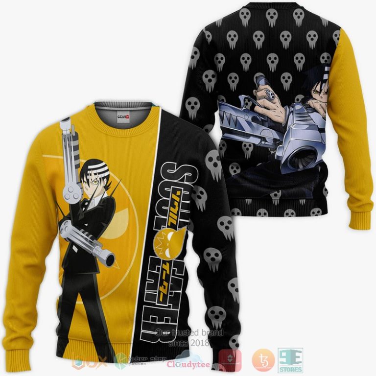Death-The-Kid-Soul-Eater-Anime-3D-Hoodie-Bomber-Jacket-2