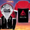 Delta Air Lines Personalized Fleece 3D Hoodie