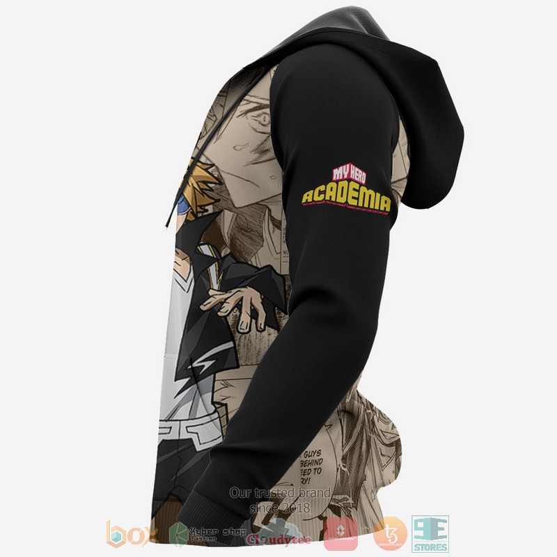 Denki Kaminari My Hero Academia Anime Manga Style 3D Hoodie Denki Kaminari My Hero Academia Anime Manga Style 3D Hoodie