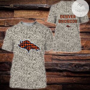 Denver Broncos Plaid Flannel All Over Print Hoodie