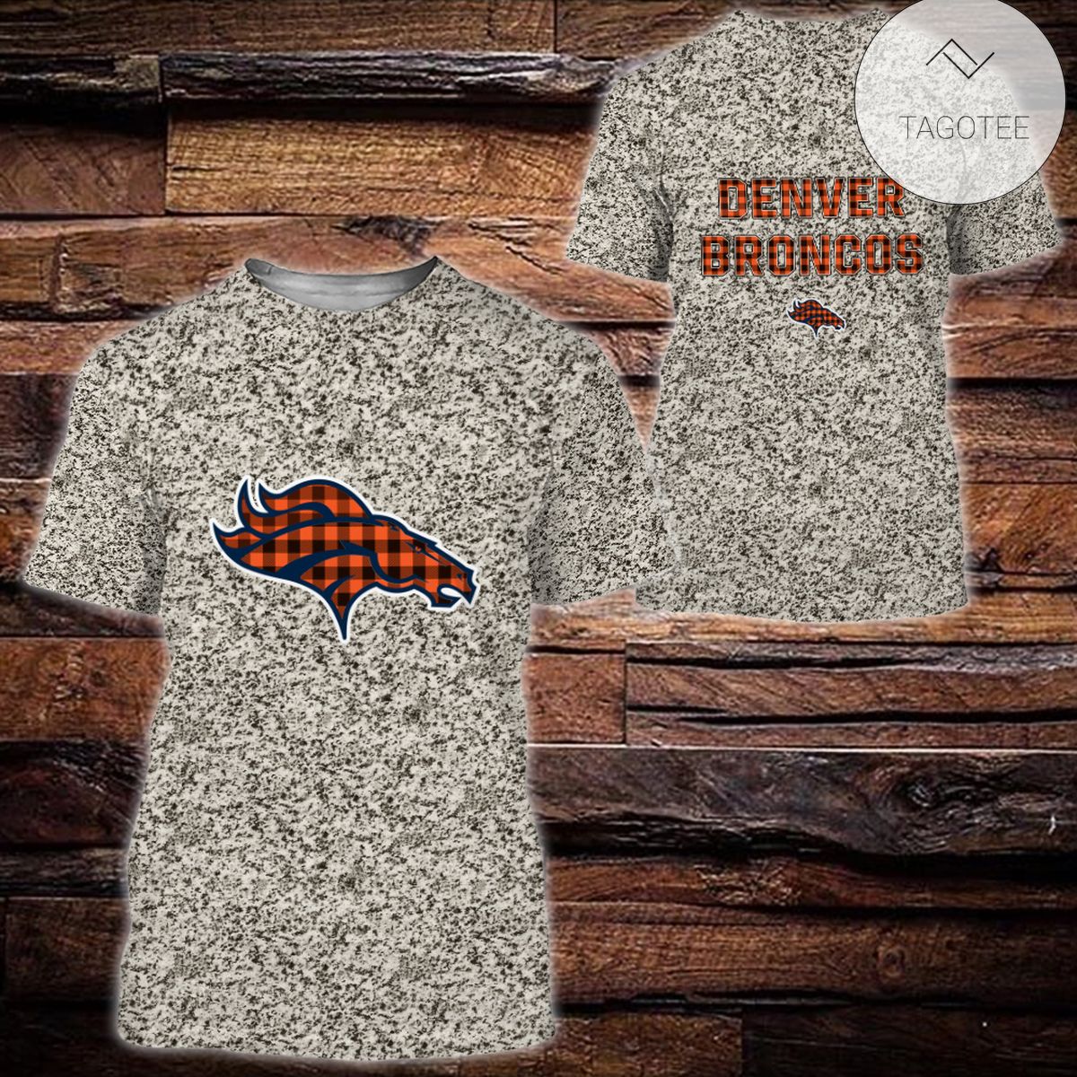 Denver Broncos Plaid Flannel All Over Print Hoodie Denver Broncos Plaid Flannel All Over Print Hoodie