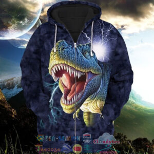 Dinosaur Lightning 3D Hoodie