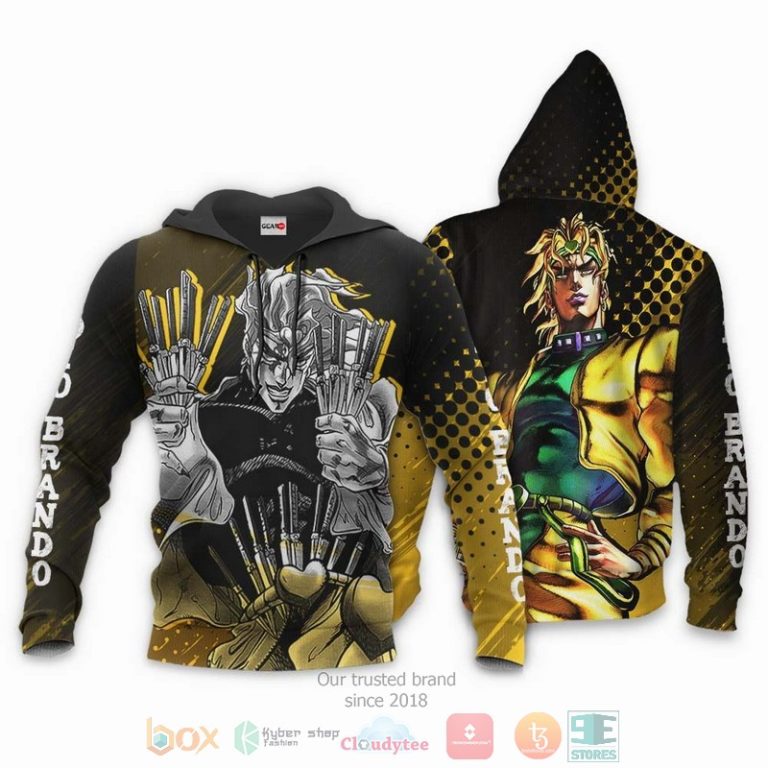Dio-Brando-Jojo-Adventures-Anime-3D-Hoodie-Bomber-Jacket-3