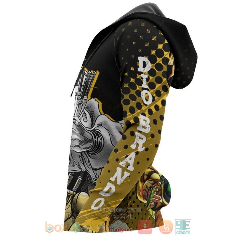 Dio Brando Jojo Adventures Anime 3D Hoodie Dio Brando Jojo Adventures Anime 3D Hoodie