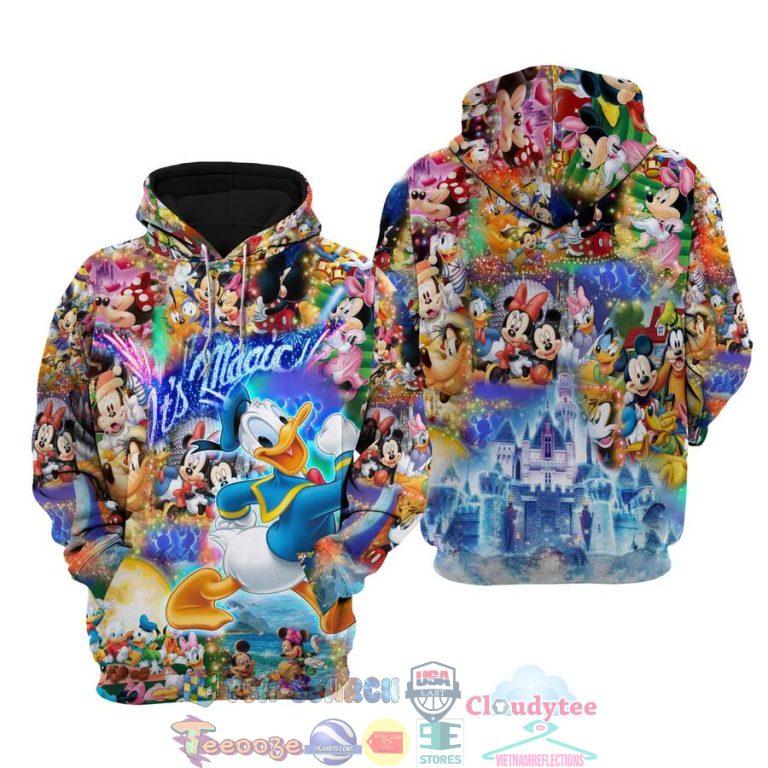 Donald-Duck-And-Friends-Disney-ItS-Magic-Hoodie-3D-3