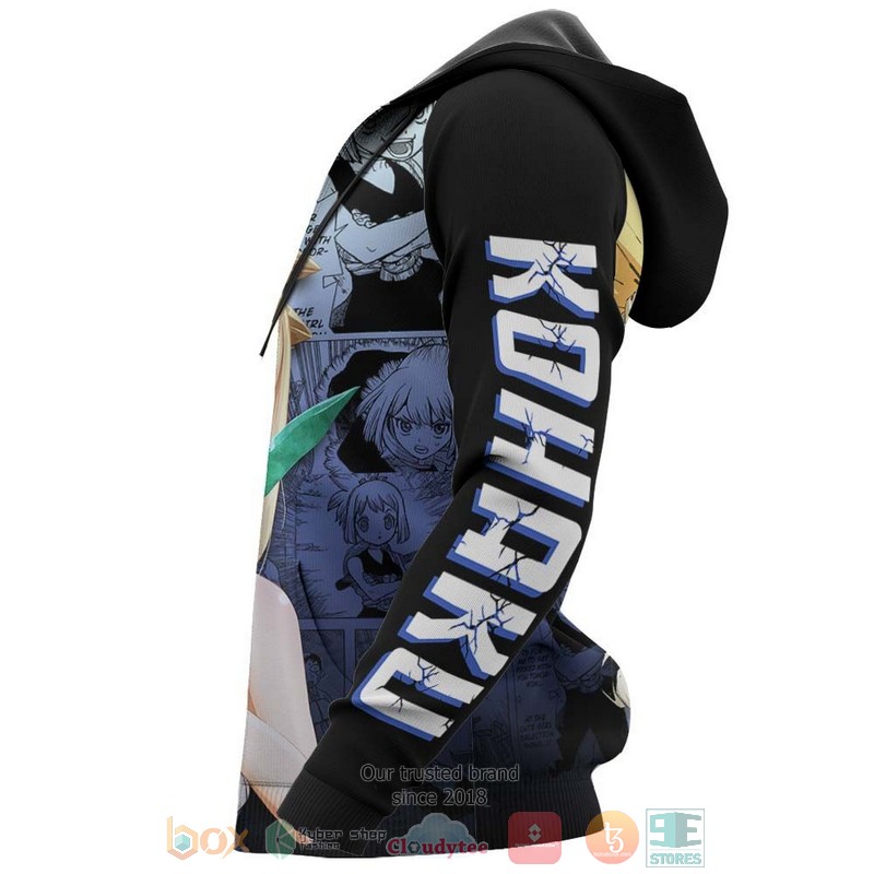 Dr Stone Kohaku Anime 3D Hoodie Dr Stone Kohaku Anime 3D Hoodie