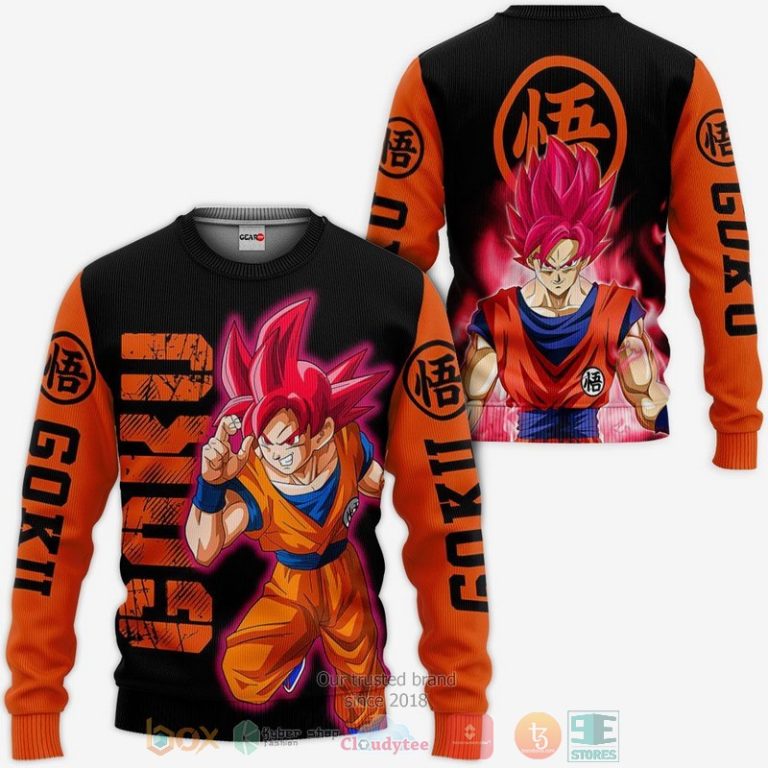 Dragon-Ball-Goku-Saiyan-God-Anime-3D-Hoodie-Bomber-Jacket-2