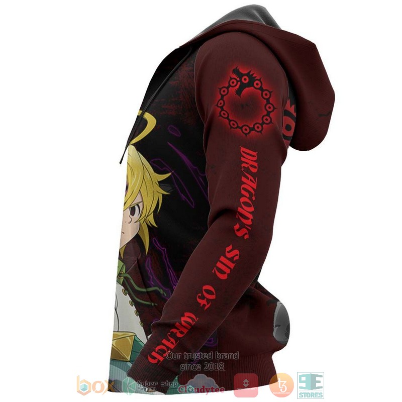 Dragon’S Sin Of Wrath Meliodas Seven Deadly Sins Anime 3D Hoodie Dragon’S Sin Of Wrath Meliodas Seven Deadly Sins Anime 3D Hoodie