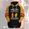 Drinking Fireball Solves Most Of My Problems 3D Hoodie
