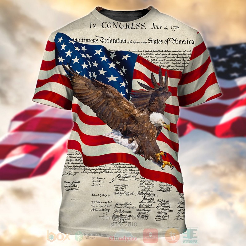 Eagle American Flag 3D Hoodie Eagle American Flag 3D Hoodie