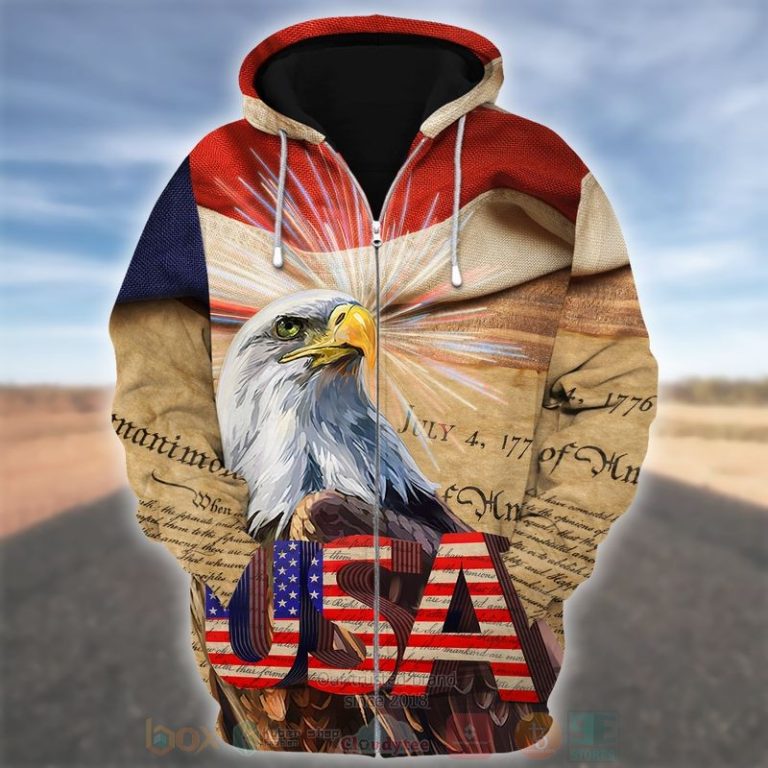 Eagle-July-4Th-1776-Usa-Independence-Day-3D-Hoodie-Shirt-3