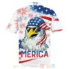 Eagle Merica Us Independence Day 3D Hoodie