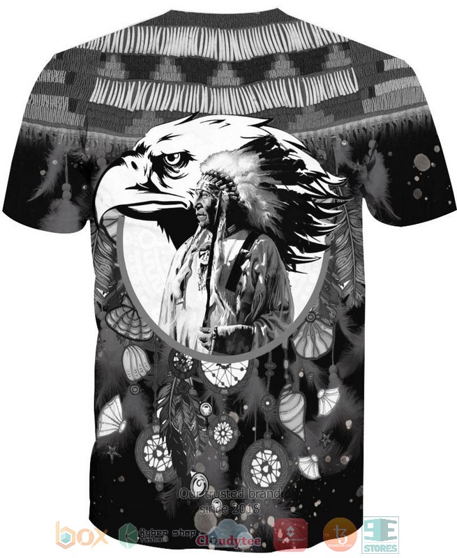 Eagle Naive American Mysterious Dreamcatcher 3D Shirt Eagle Naive American Mysterious Dreamcatcher 3D Shirt