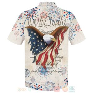 Eagle Us Flag We The People Independence Day 3D Hoodie