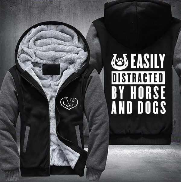 Easily-Distracted-By-Horses-And-Dogs-Fleece-Hoodie-Jacket-2