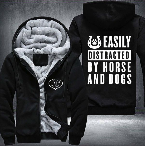 Easily-Distracted-By-Horses-And-Dogs-Fleece-Hoodie-Jacket-3