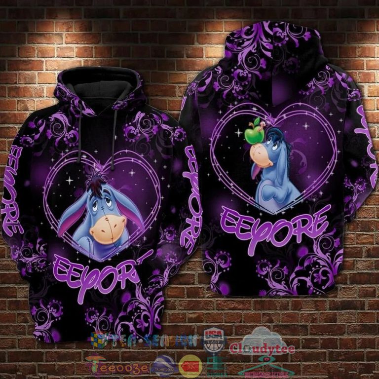 Eeyore-Green-Apple-Winnie-The-Pooh-3D-Hoodie-3