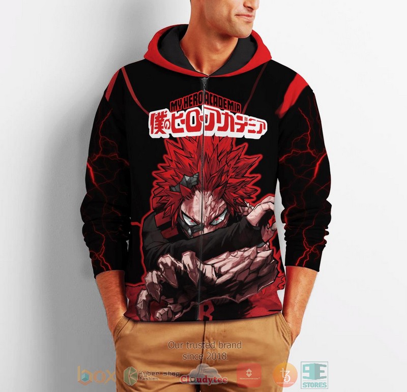 Eijiro-Kirishima-My-Hero-Academia-Anime-3D-Hoodie-2