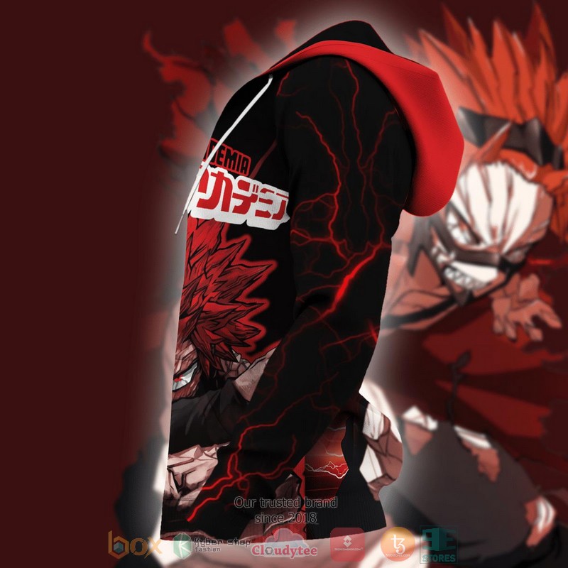 Eijiro Kirishima My Hero Academia Anime 3D Hoodie Eijiro Kirishima My Hero Academia Anime 3D Hoodie