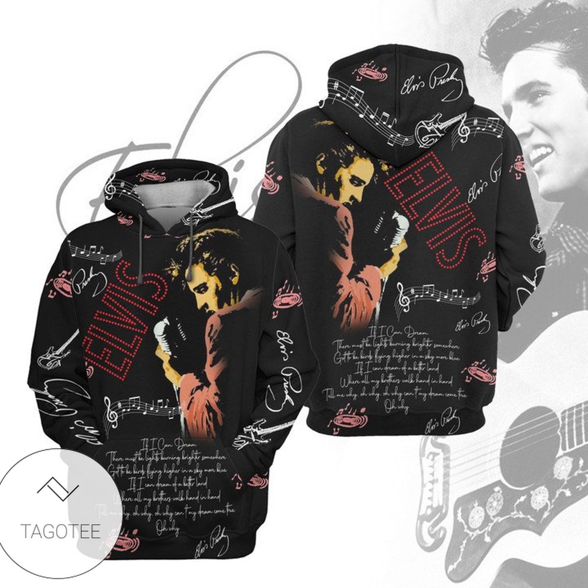 Elvis Presley Music Song Hoodie Elvis Presley Music Song Hoodie