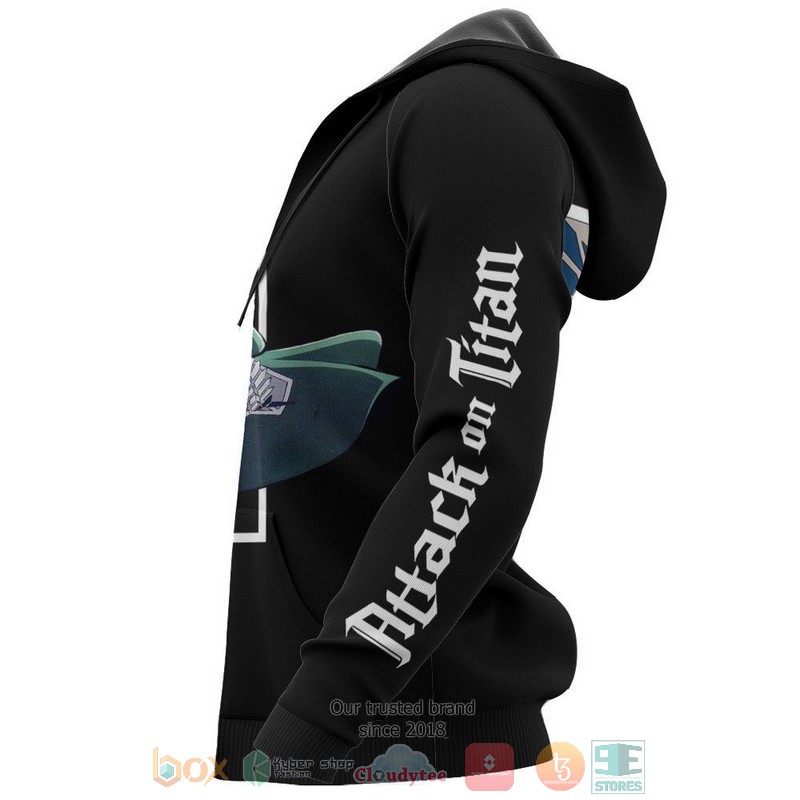 Eren Jeager Attack On Titan Anime 3D Hoodie Eren Jeager Attack On Titan Anime 3D Hoodie