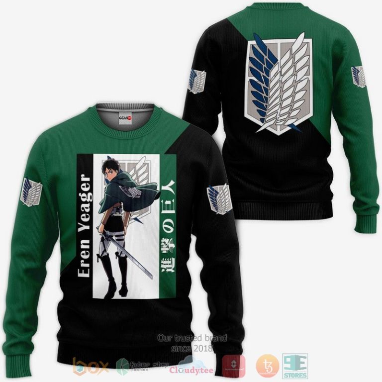 Eren-Yeager-Attack-On-Titan-Anime-3D-Hoodie-Bomber-Jacket-2