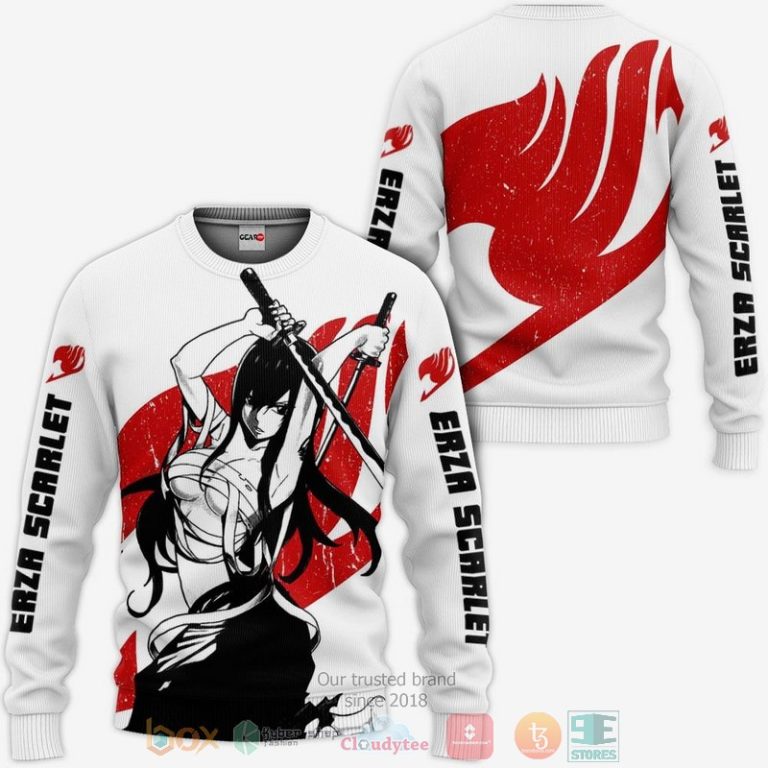 Fairy-Tail-Erza-Scarlet-Silhouette-Anime-3D-Hoodie-Bomber-Jacket-2