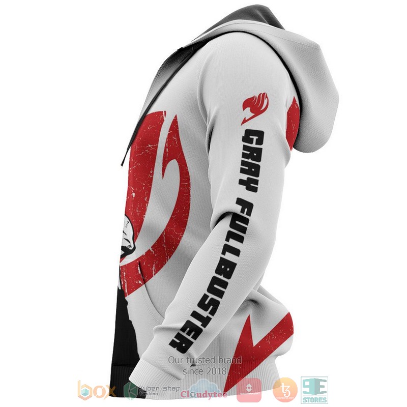 Fairy Tail Gray Fullbuster Silhouette Anime 3D Hoodie Fairy Tail Gray Fullbuster Silhouette Anime 3D Hoodie