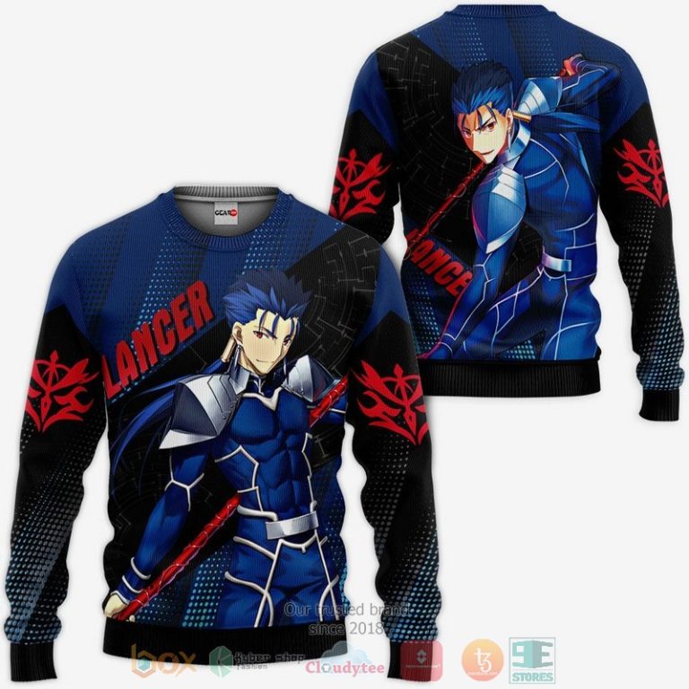 Fate-Stay-Night-Lancer-Anime-3D-Hoodie-Bomber-Jacket-2