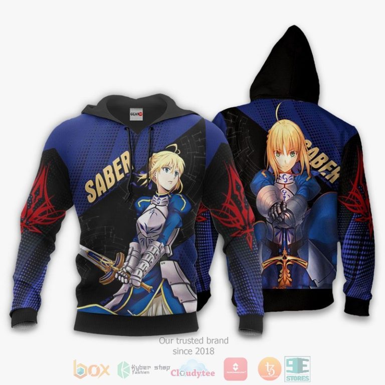 Fate-Stay-Night-Saber-Anime-3D-Hoodie-Bomber-Jacket-3