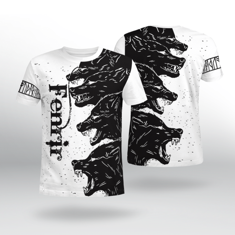 Fenrir-Three-Wolf-3D-Shirt-Hoodie-2