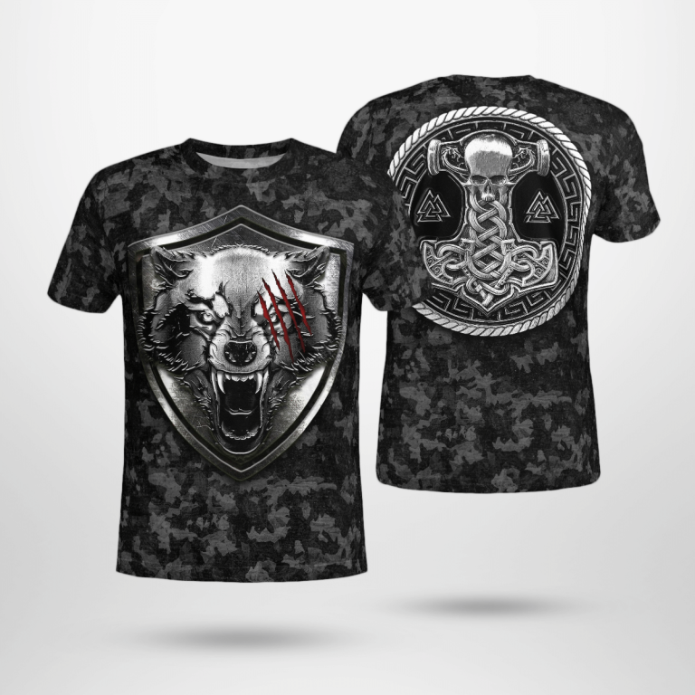 Fenrir-Wolf-Of-Odin-And-Hammer-3D-Shirt-Hoodie-3