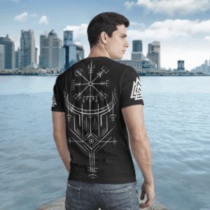 Fenrir Wolf Valknut Viking 3D Shirt