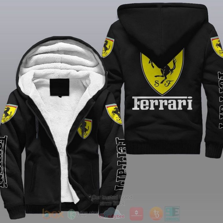 Ferrari-Car-Fleece-Hoodie-1