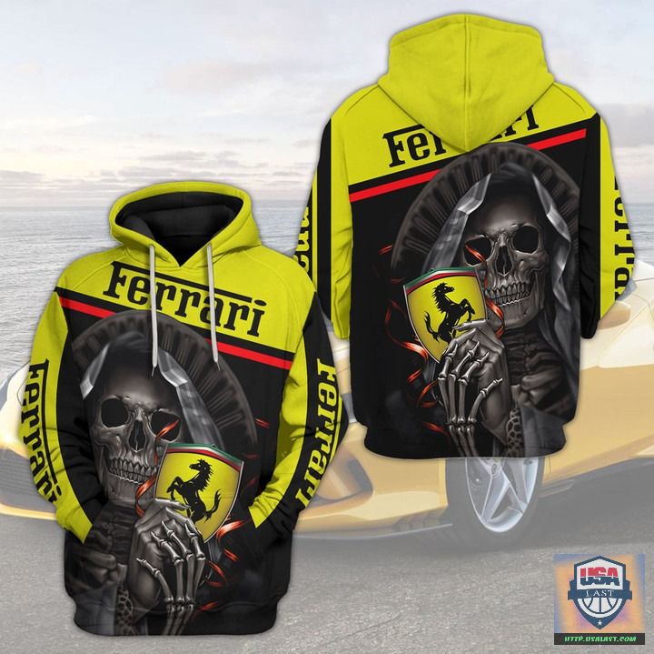 Ferrari-Skull-3D-All-Over-Print-Hoodie-T-Shirt-1
