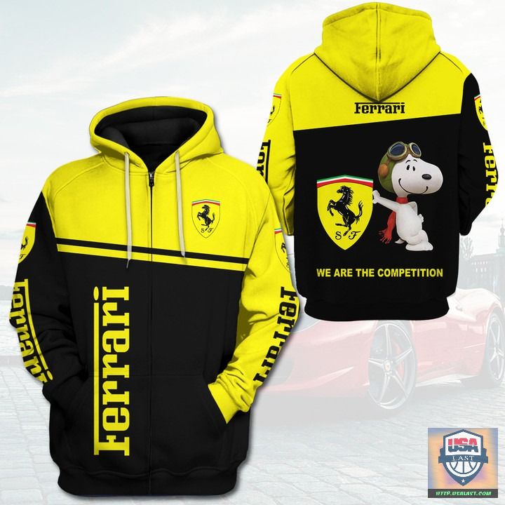 Ferrari-Snoopy-3D-All-Over-Print-Hoodie-T-Shirt-2