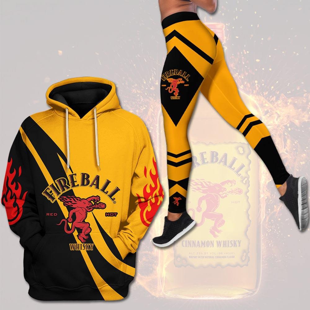 Fireball Whisky 3D Hoodie Fireball Whisky 3D Hoodie