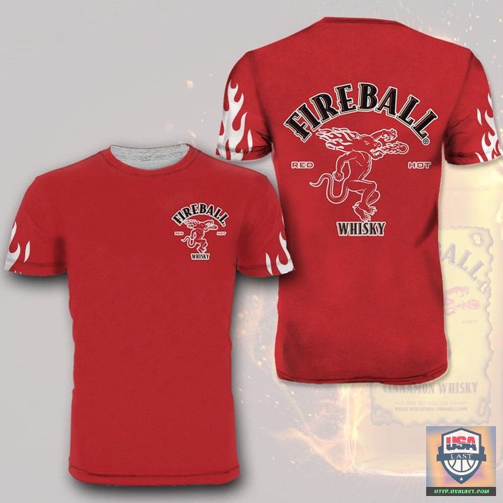 Fireball Whisky Classic 3D Hoodie Fireball Whisky Classic 3D Hoodie