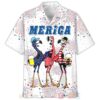 Flamingo Drinking Beer Independence Day 3D Hoodie