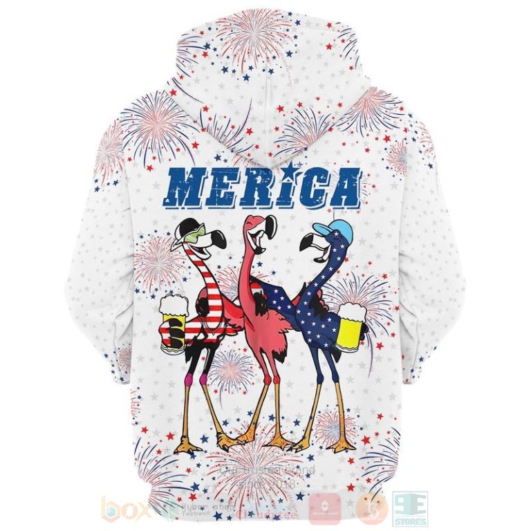 Flamingo-Drinking-Beer-Independence-Day-3D-Hoodie-Shirt-2