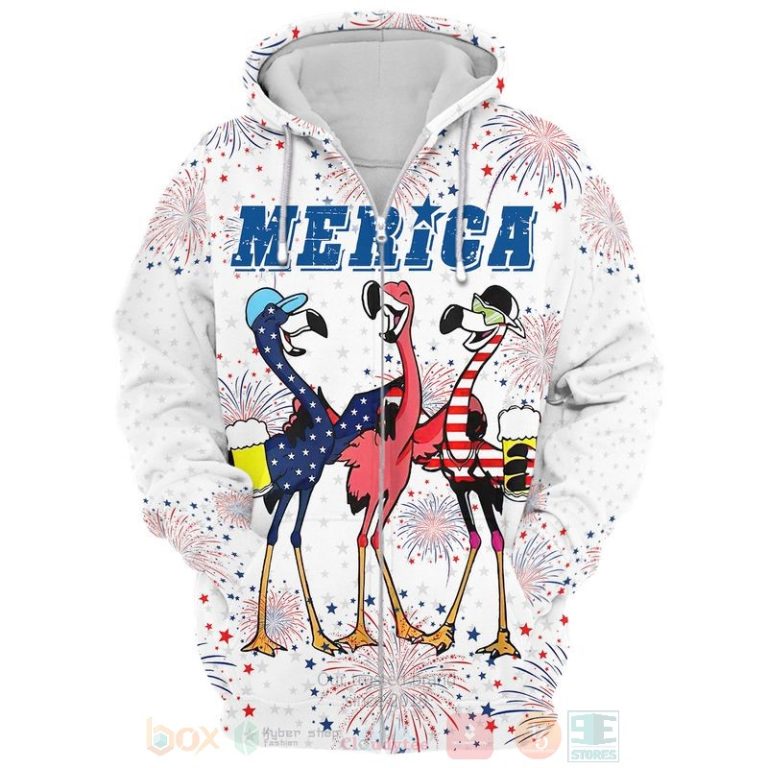 Flamingo-Drinking-Beer-Independence-Day-3D-Hoodie-Shirt-3