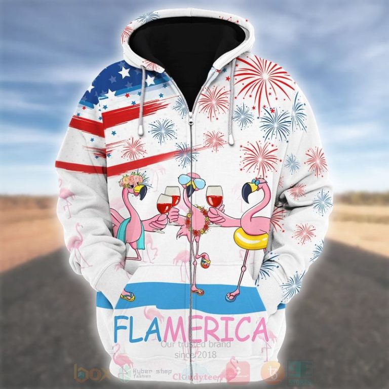 Flamingo-Drinking-Us-Independence-Day-3D-Hoodie-Shirt-3