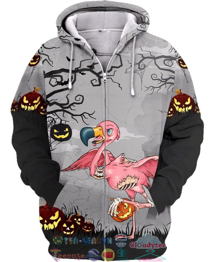 Flamingo-Halloween-3D-Hoodie-2