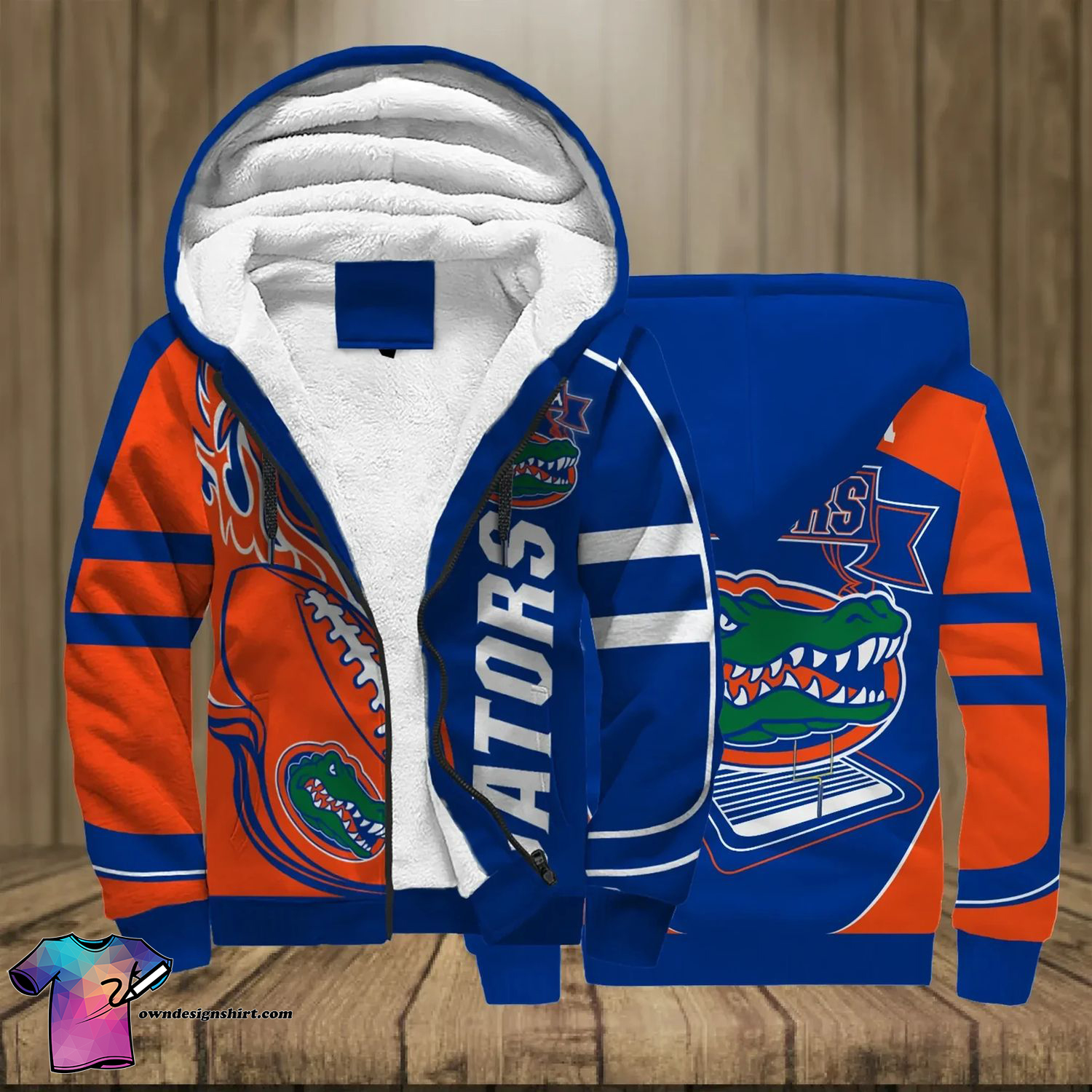 Florida Gators Football Team Full Print Fleece Hoodie Florida Gators Football Team Full Print Fleece Hoodie