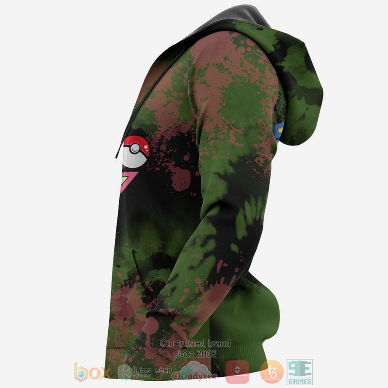 Flygon Pokemon Anime Tie Dye Style 3D Hoodie Flygon Pokemon Anime Tie Dye Style 3D Hoodie